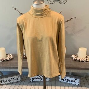 Tradlands Light Tan Long Sleeve Turtleneck